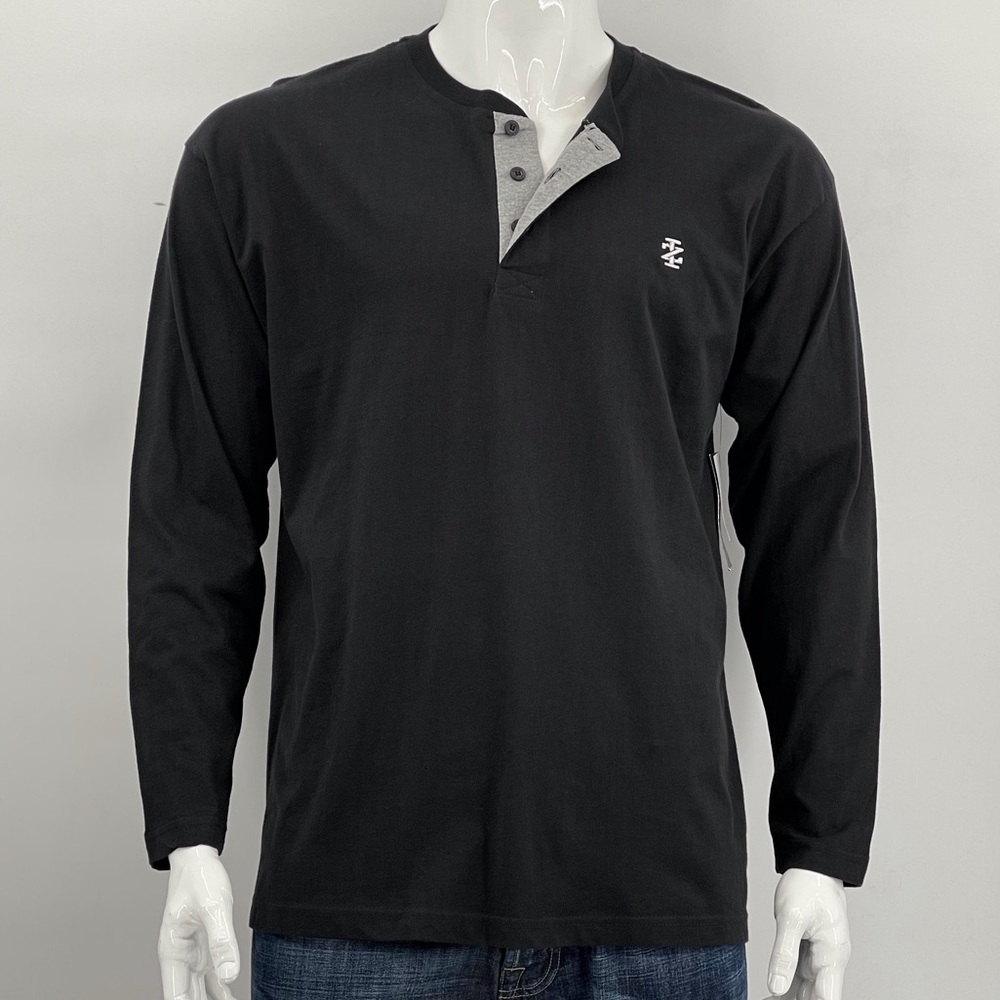 IZOD SLEEP WARE HENLY LONG SLEEVE T-SHIRT